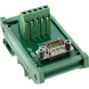InLine 92501L Gnybtų blokas / D-Sub 9 kištukas, žalias