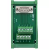 InLine 92501L Gnybtų blokas / D-Sub 9 kištukas, žalias