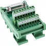 InLine 92502C gnybtinis blokas / D-Sub 15 kištukas žalias