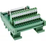 InLine 92502H gnybtinis blokas / D-Sub 25 kištukas žalias