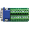 InLine 92503B VGA (HD15) gnybtų blokas, mėlynas, žalias