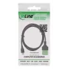 InLine 92504E laidas USB-C / gnybtų blokas, 5 kontaktų, juodas, žalias
