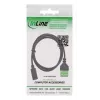 InLine 92504F USB-C / gnybtų bloko adapteris, 5 kontaktų, juodas, žalias
