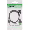 InLine 92504I laidas USB-B / gnybtų blokas, 5 kontaktų, juodas, žalias