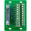 InLine 92504P adapteris nuo 20 kontaktų IDC lizdo iki 10 kontaktų gnybtų bloko, montuojamas ant PCB