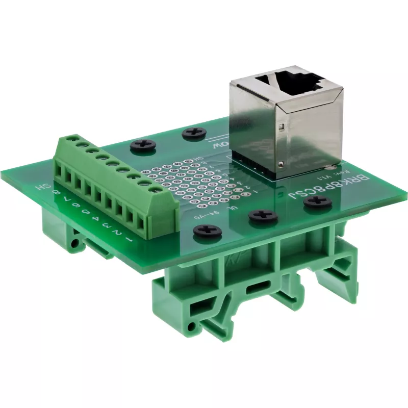 InLine 92505A RJ45 8P8C / gnybtų blokas 9 kontaktų žalias