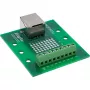 InLine 92505B RJ45 lizdas su gnybtų bloku, tiesus, DIN bėgiui