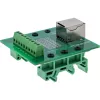 InLine 92505B RJ45 lizdas su gnybtų bloku, tiesus, DIN bėgiui