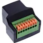 InLine 92505E RJ45 kištukinis lizdas į gnybtų bloką 8 kontaktų juoda