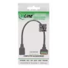 InLine 92505H RJ45 Cat.5e 8P8C / gnybtų blokas, 8 kontaktų, juoda