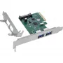 InLine 76666N vidinė PCIe USB 3.2 Gen 2 plokštė