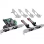 InLine 76619E PCIe 4 prievadų RS-232 sąsajos adapteris