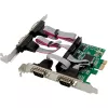 InLine 76619E PCIe 4 prievadų RS-232 sąsajos adapteris