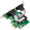 PCIe 2 prievadų RS-232 sąsajos adapteris InLine 76619F