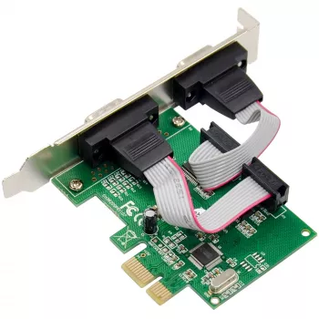 PCIe 2 prievadų RS-232 sąsajos adapteris InLine 76619F