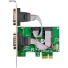PCIe 2 prievadų RS-232 sąsajos adapteris InLine 76619F