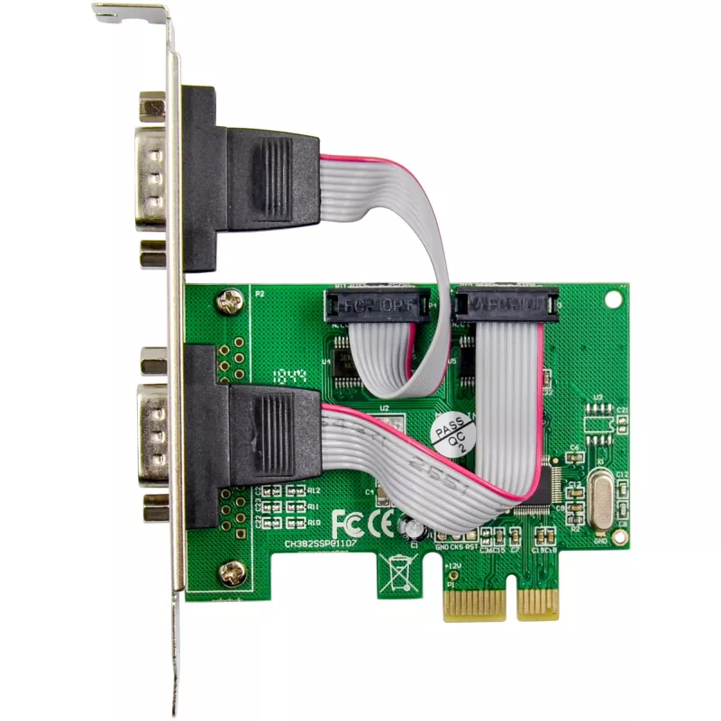 PCIe 2 prievadų RS-232 sąsajos adapteris InLine 76619F