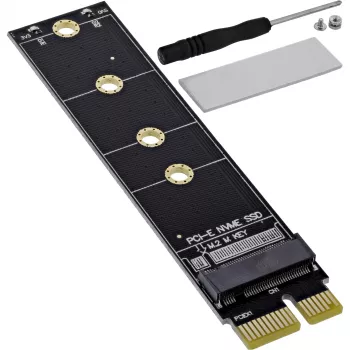 InLine 76619H – PCIe x1 adapteris M.2 NVMe SSD