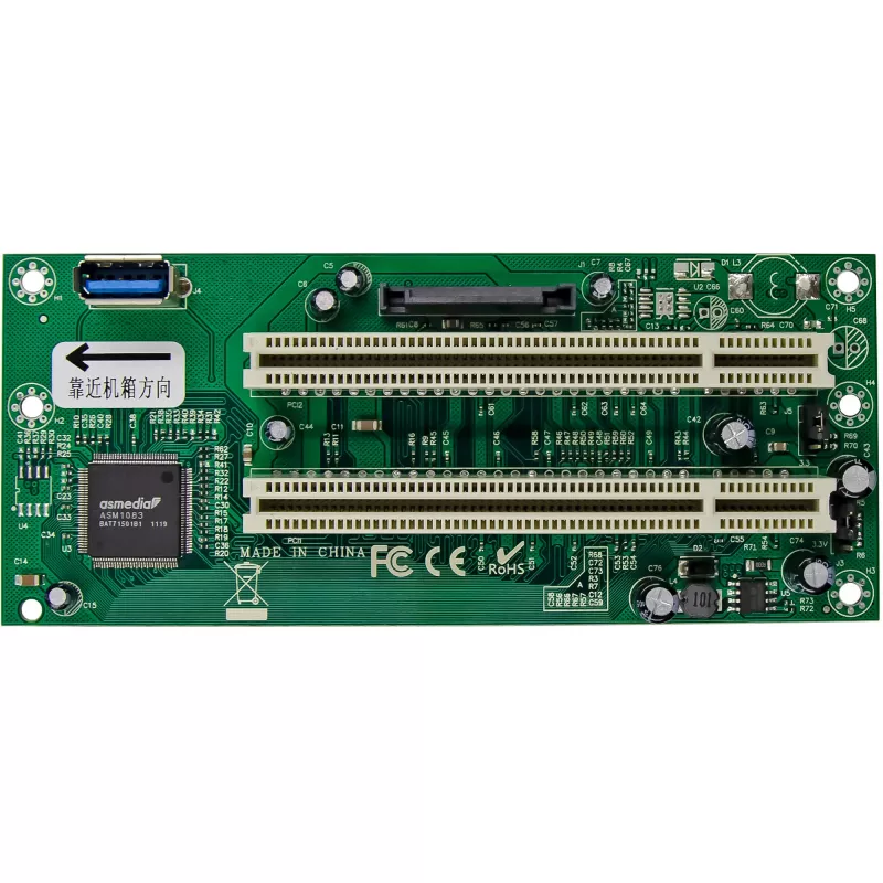 InLine 76619K PCIe į PCI adapterio kortelė, 2x PCI lizdai
