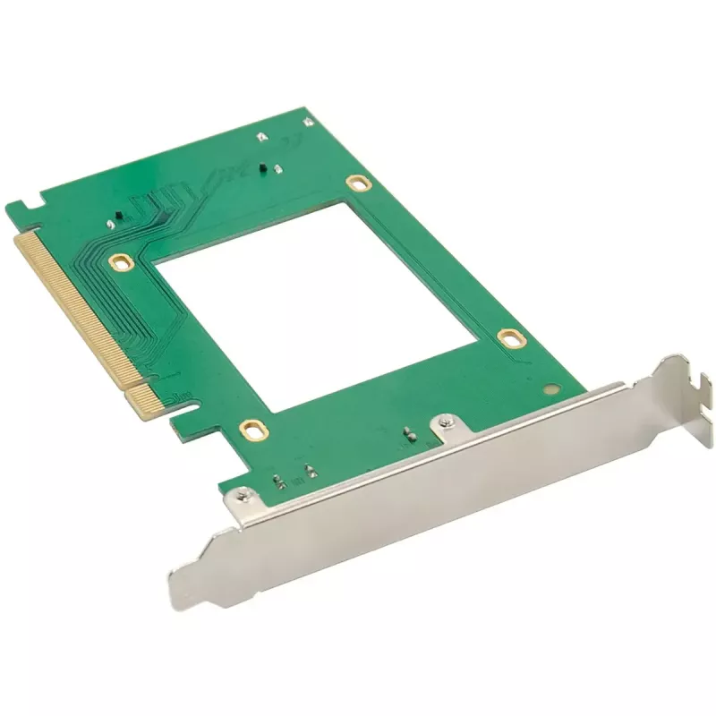 InLine 76619J PCIe x16 U.2 NVMe sąsajos plokštė