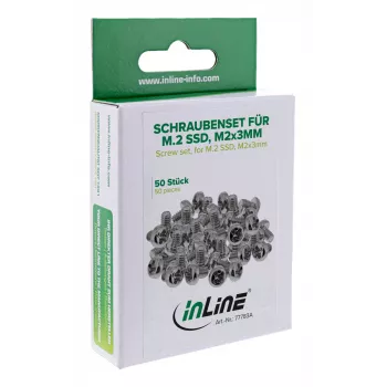 Tvirtinimo rinkinys InLine 77783A – varžtų komplektas M.2 SSD diskų montavimui