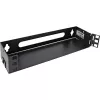 InLine 10101A mini stovas 10 inch 1U sienai, 7,6 cm gylis, juodas