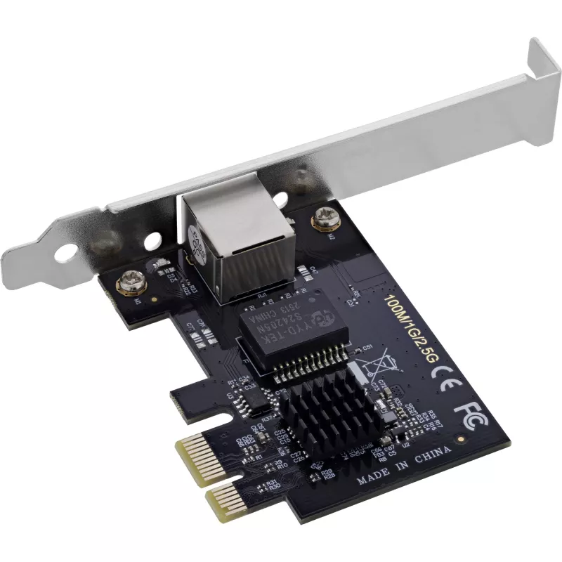 InLine 51125T tinklo plokštė vidinė Ethernet 2500 Mbit/s