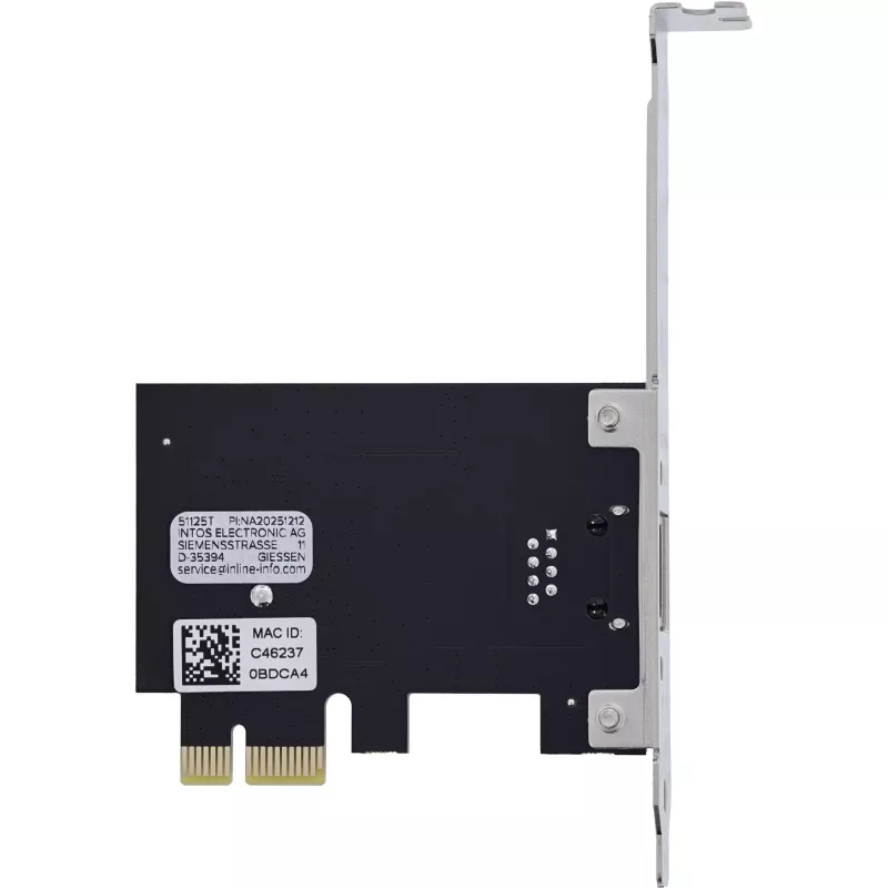 InLine 51125T tinklo plokštė vidinė Ethernet 2500 Mbit/s