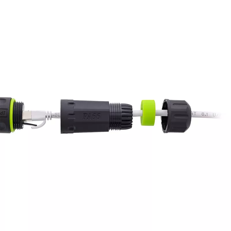InLine 69927I – lyties keitiklis RJ45 jungtims, Cat.6A, IP68