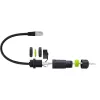 InLine 69927K adapter RJ45 lizdas į kištuką su 20 cm kabeliu, Cat.6A, IP68, M20