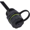 InLine 69927K adapter RJ45 lizdas į kištuką su 20 cm kabeliu, Cat.6A, IP68, M20