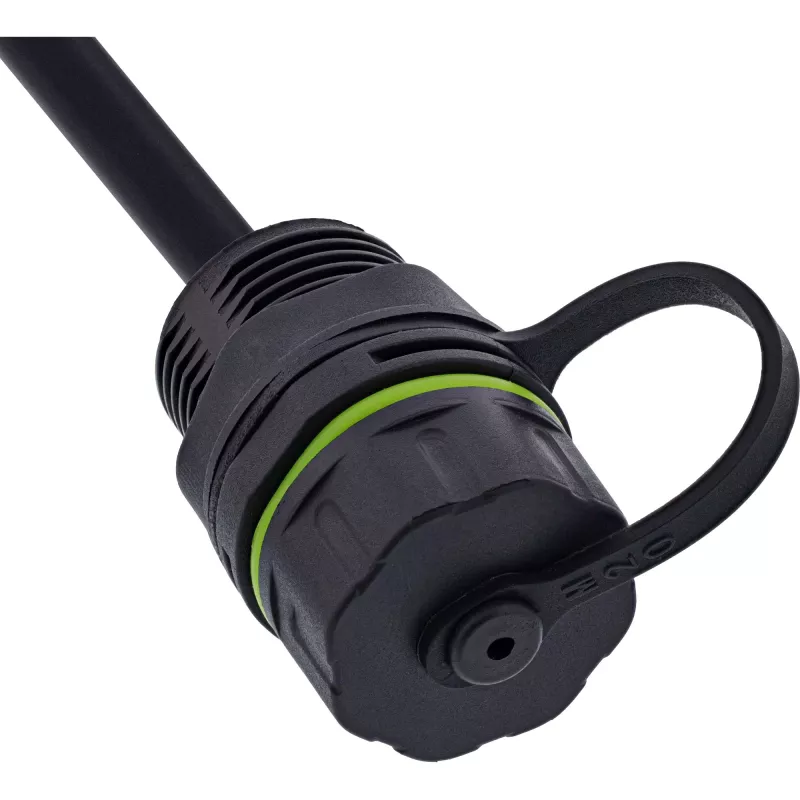 InLine 69927K adapter RJ45 lizdas į kištuką su 20 cm kabeliu, Cat.6A, IP68, M20