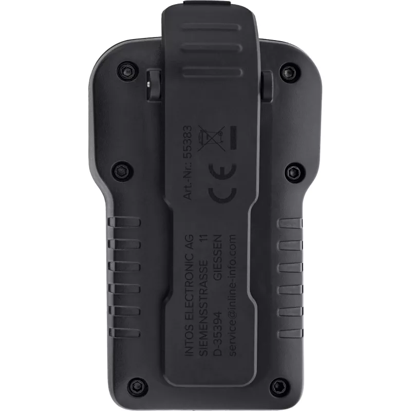 Nešiojamas mono garsiakalbis InLine 55398 — juodas, garsiakalbio skersmuo 2,8 cm, Bluetooth 2,4 GHz (10 m atstumas)