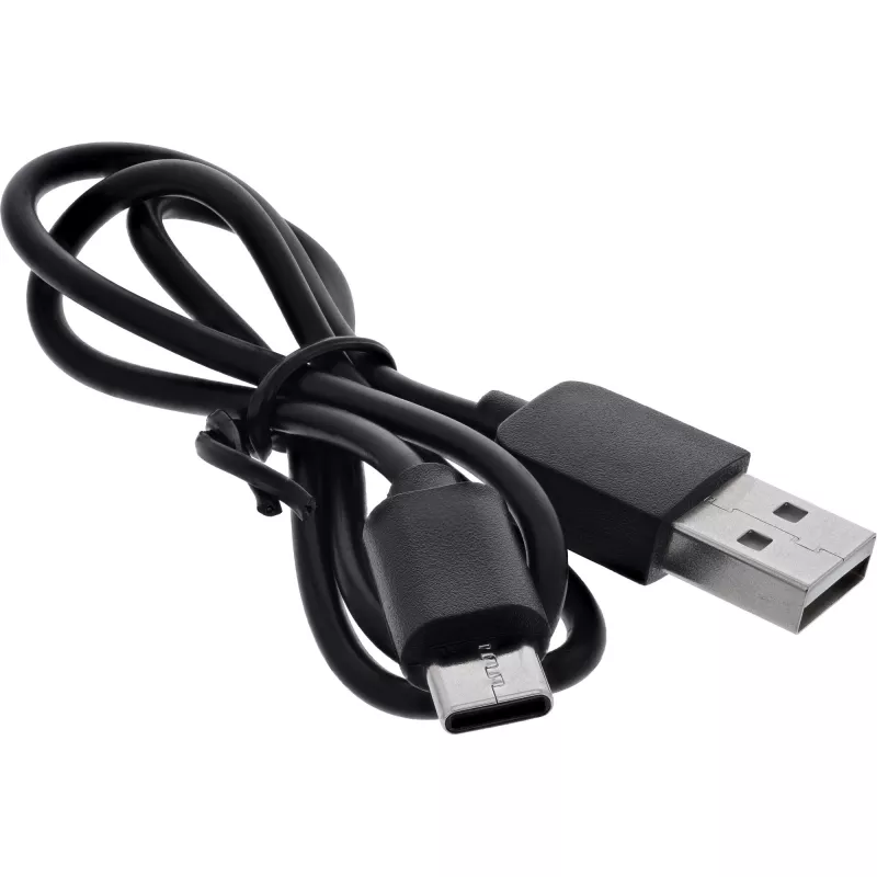 Nešiojamas mono garsiakalbis InLine 55398 — juodas, garsiakalbio skersmuo 2,8 cm, Bluetooth 2,4 GHz (10 m atstumas)