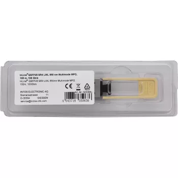 InLine 32336E tinklo siųstuvas-imtuvas Šviesolaidinis 100000 Mbit/s QSFP28 850 nm