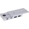 InLine 35395M USB 3.2 Gen 2 (3.1 Gen 2) Type-C 4 prievadų magnetinis šakotuvas, 10 Gbit/s, sidabrinis