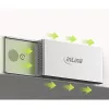 InLine 35395M USB 3.2 Gen 2 (3.1 Gen 2) Type-C 4 prievadų magnetinis šakotuvas, 10 Gbit/s, sidabrinis