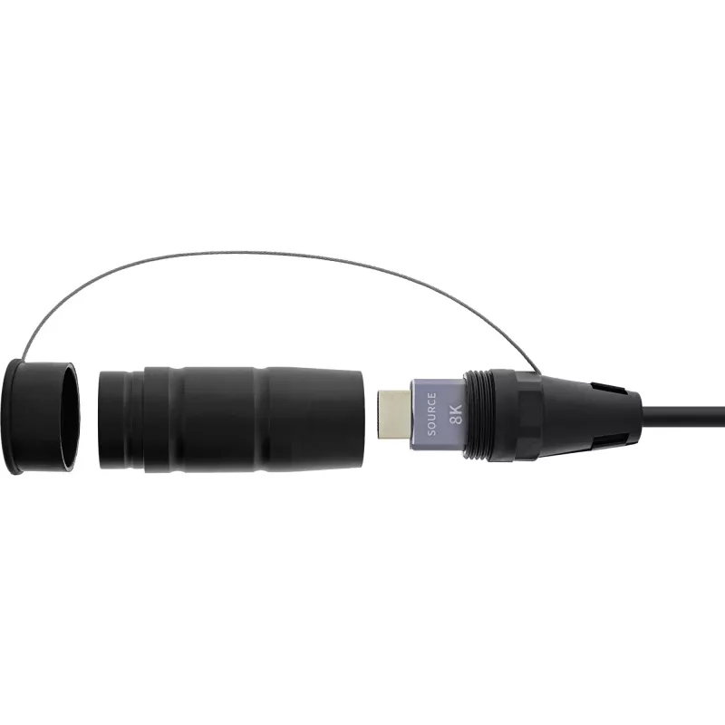 InLine 17990T HDMI laidas 90 m, HDMI A tipo (standartinis), juodas