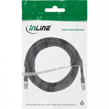 VGA kabelis InLine 10803S – analoginis vaizdo kabelis, 228 g, jungties dydis apie 15×15 mm