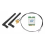 SHUTTLE WLN-M22 WLAN rinkinys – Intel AX210 M.2 Wi‑Fi 6E (trijų juostų 2,4/5/6 GHz) su Bluetooth 5.2 ir 2x2 išorinėmis antenomis