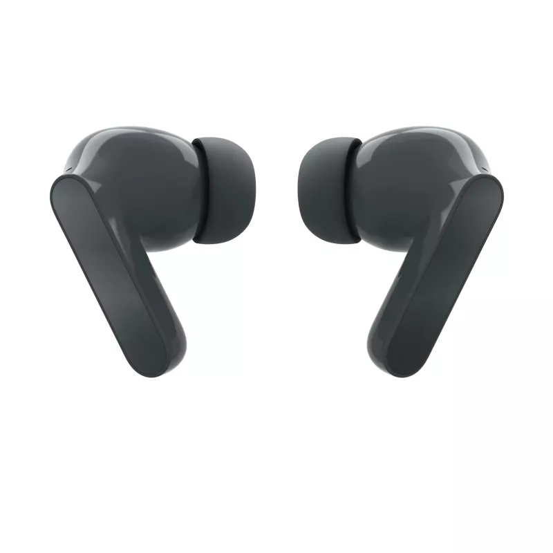 Ausinės MOTOROLA Moto Buds Bass TWS belaidės į ausį skambučiams ir muzikai, juodos, 51 g
