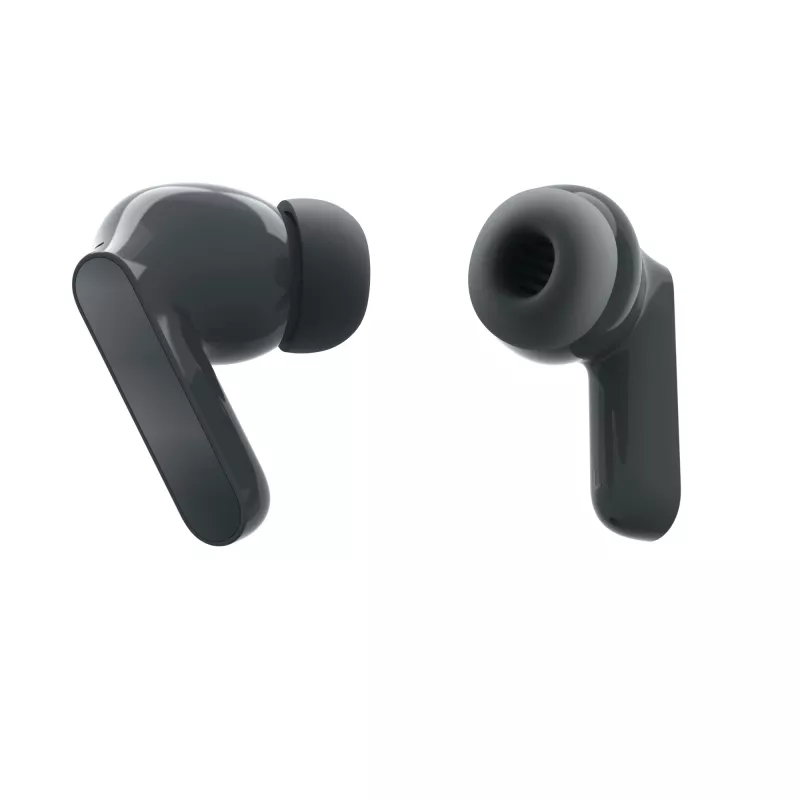 Ausinės MOTOROLA Moto Buds Bass TWS belaidės į ausį skambučiams ir muzikai, juodos, 51 g