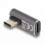 DeLOCK USB adapter USB-C 40 Gbps PD 3.0 100 W kampinis kairėn/dešinėn 8K 60 Hz metalinis