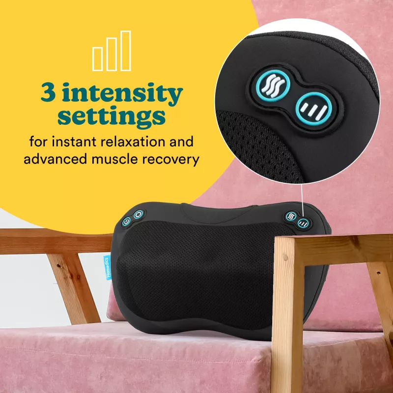 Masažinė pagalvėlė HoMedics SP-45H-EB nugarai, kojoms, kaklui, pečiams, juoda