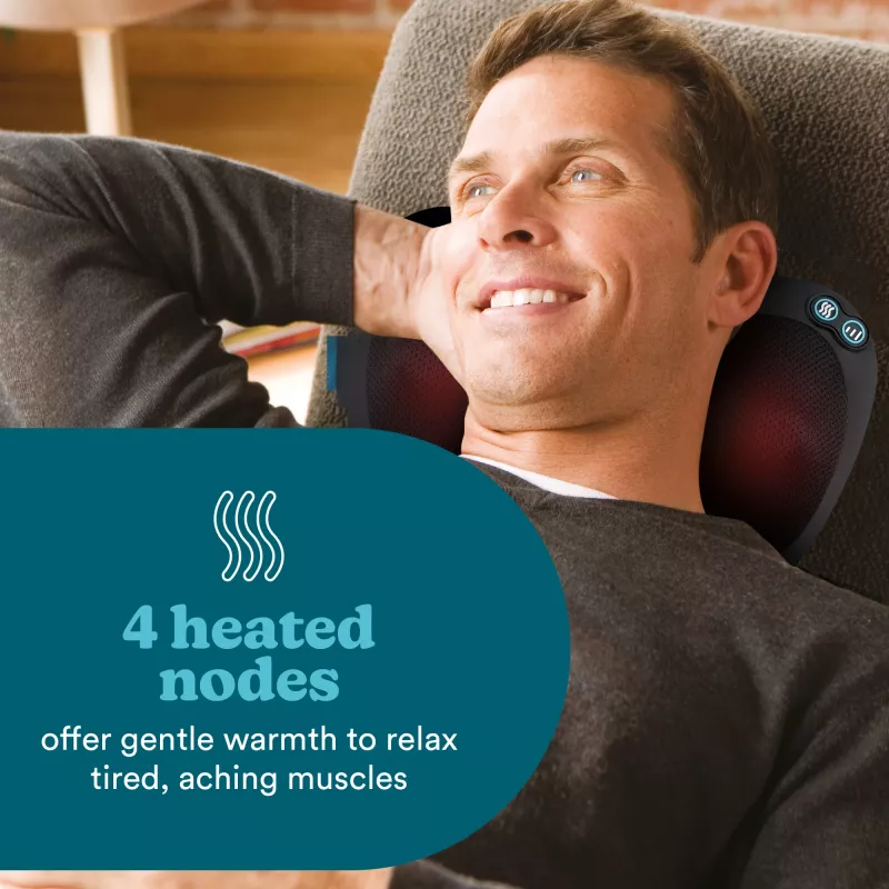Masažinė pagalvėlė HoMedics SP-45H-EB nugarai, kojoms, kaklui, pečiams, juoda