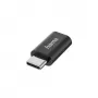 Lyties keitiklis Hama 00200310 Micro USB į USB-C, juodas