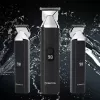 Belaidis įkraunamas plaukų kirpimo aparatas MANTA HT-01BK – USB-C, IPX7 vandeniui atsparus, 90 min baterija, 6 + 4 magnetiniai priedai