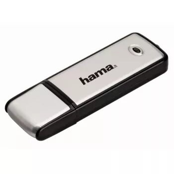 Hama Fancy 128GB USB 2.0 atmintukas USB Type-A juodas, sidabrinis