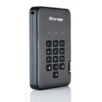 iStorage diskAshur PRO² HDD 4TB | Saugus nešiojamas kietasis diskas su aparatine šifravimo sistema ir PIN kodu