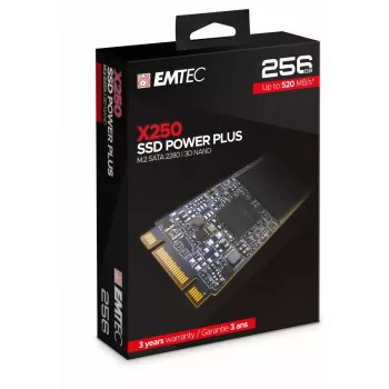 SSD diskas Emtec 256 GB M.2 SATA III 3D NAND X250